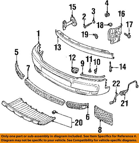 Audi oem 4z7807103gru bumper cover