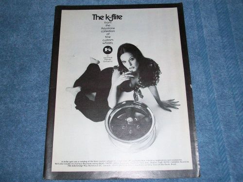 1973 keystone wheel vintage ad &#034;the k-flite&#034;