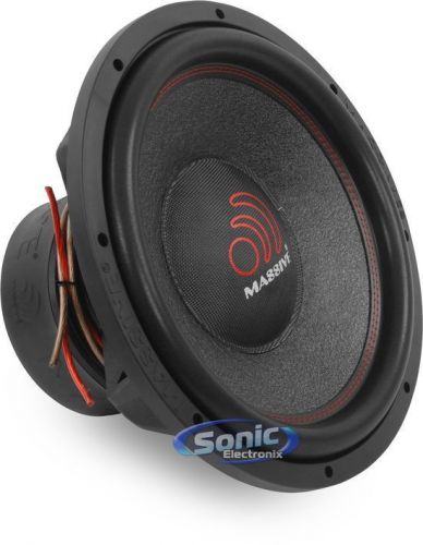 Massive audio summo-154 1500w rms 15&#034; summo series dual 4 ohm car subwoofer