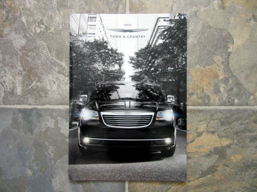 2014 chrysler town &amp; country - original sales brochure book catelog