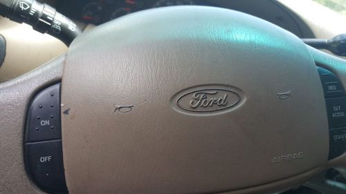 1997 ford expedition left driver side steering wheel air bag tan oem 1997-2002
