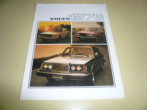 1976 volvo  sales brochure - vintage