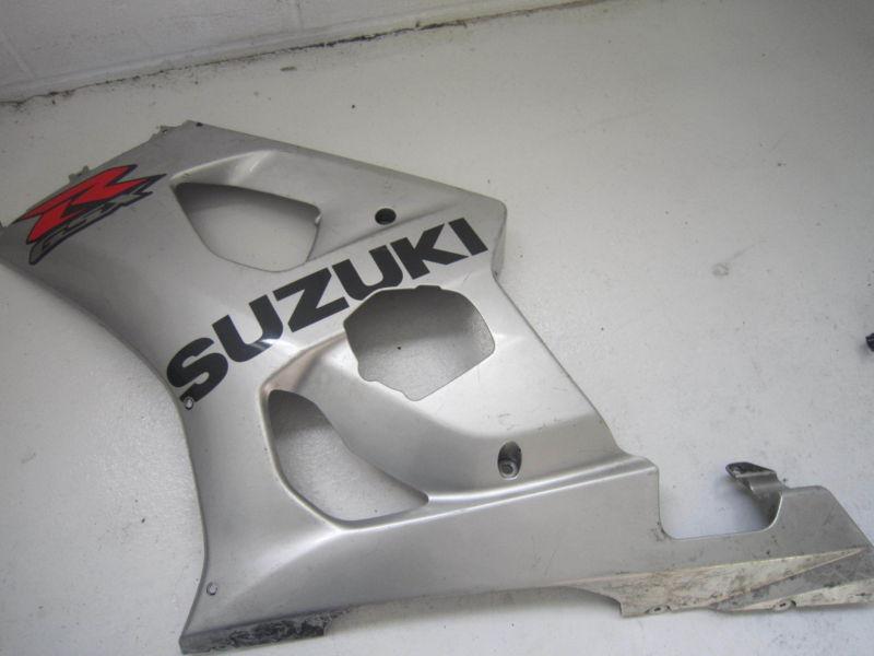 2003 gsxr1000 gsxr 1000 left lower fairing mid cowl plastic o