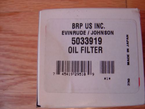 New oem evinrude johnson brp omc oil filter 5033919 bom39