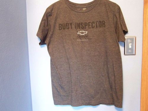 Chevy body inspector men’s medium t-shirt