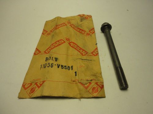 Datsun cylinder head bolt, part #11056-v5501, nos