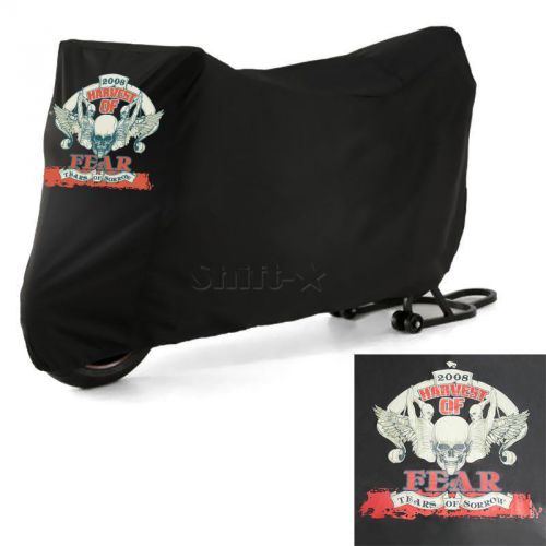 Xxl skull motorcycle cover protective fit suzuki intruder volusia vs 700 750 800