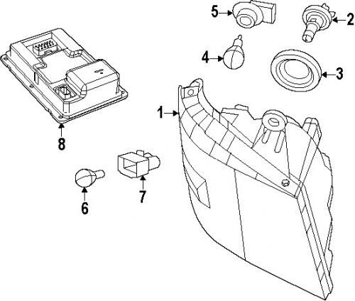 Volkswagen 7b0941103 genuine oem marker lamp bulb