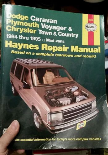 Haynes dodge caravan plymouth voyager