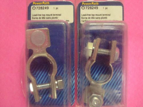 2 power path federal mogul made usa lead free battery terminal post wire clamps