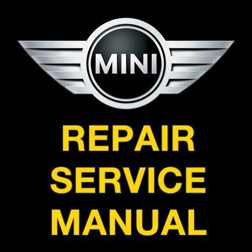 Mini cooper s clubman convertible 2007 2008 2009 factory repair service manual