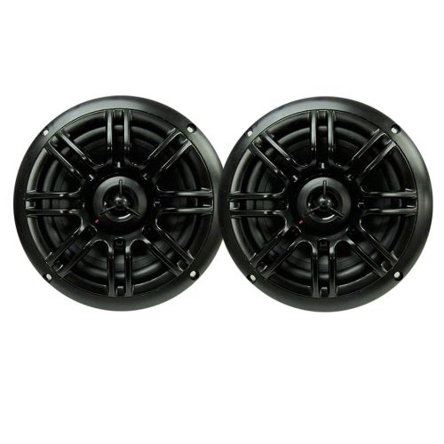 Milennia milspk652b 6.5&#034; 150w 2-way black marine speakers spk652b