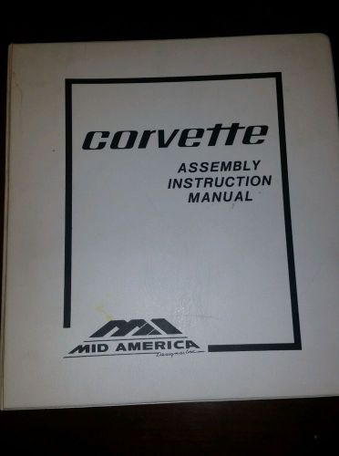 1970 corvette assembly instruction manual by mid america