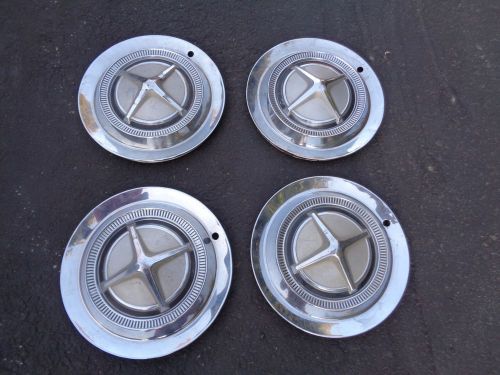 Used 1962 1963 dodge dart hubcaps. clean california car. wheel covers. rare.