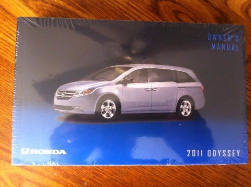 2011 honda odyssey owner&#039;s manual sealed