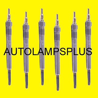 Mercedes bosch oem glow plug set of 6 (10 mm) e320 cdi 2005 2006 0011597401 new