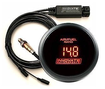 Innovate db-red kit red leds lc-2 &amp; o2 sensor wideband air fuel ratio gauge