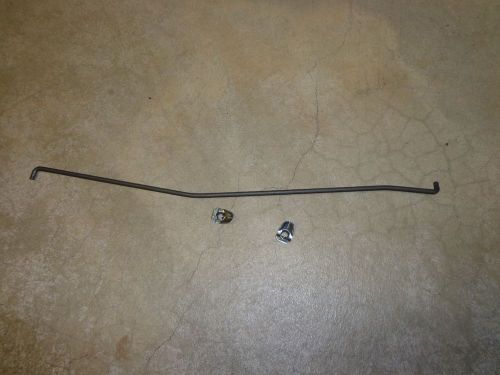 72-74 cuda barracuda trunk lock rod and clips