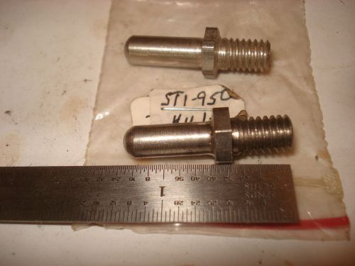 Hard top / soft top latch / guide pin, front or rear, pair.  56-62 corvette