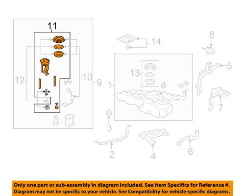 Honda oem 08-12 accord-fuel filter 17048ta6a00