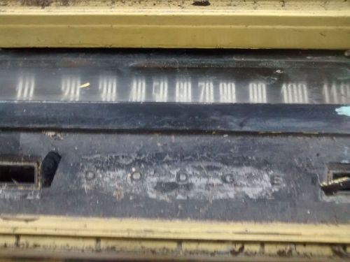 1967 dodge b-body instrument panel with glove box door