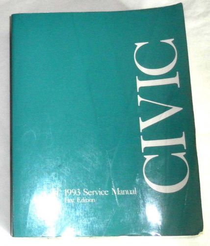 1993 honda civic service repair manual