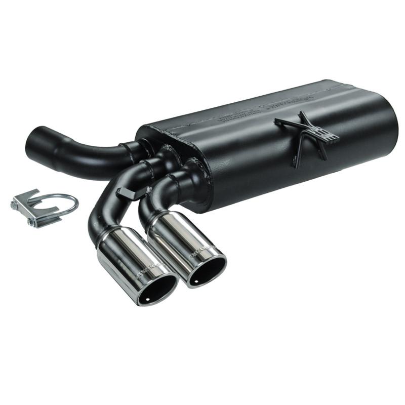 Flowmaster 80 series direct fit muffler - right side - dual round tips -