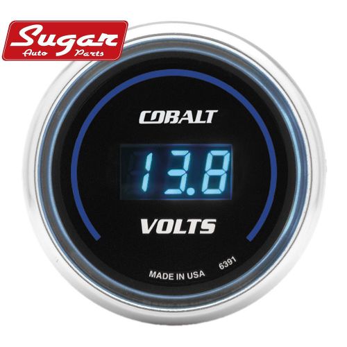 Auto meter 6391 cobalt; digital voltmeter gauge