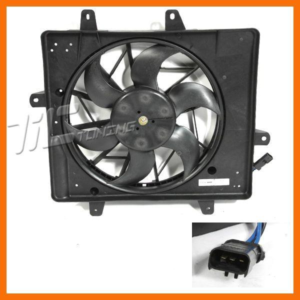 Pt cruiser limited touring radiator ac fan assembly motor blade shroud 01-05