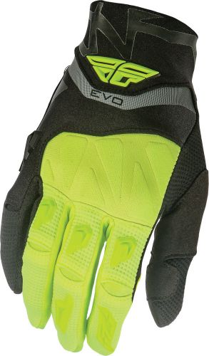 Fly racing 369-11613 evolution gloves black/hi-vis sz 13