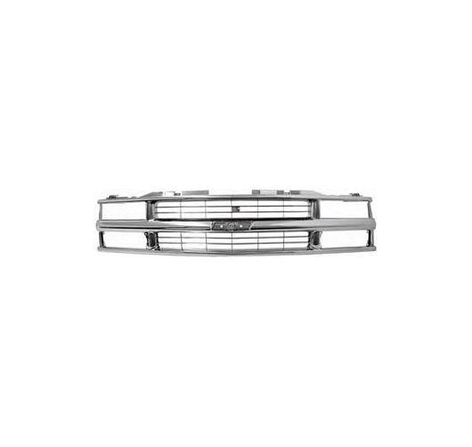 Ipcw grille assembly new chrome chevy full size truck cwg-gr0307k0