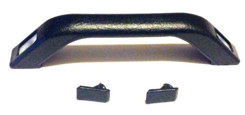 Boat black grab handle, soft grip plastic w/hidden fasteners part #  12-1132