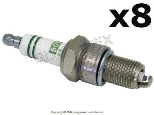 Mercedes r107 w116 w123 w126 spark plugs bosch new (8) + 1 year warranty