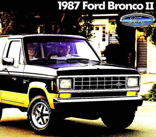 1987 ford bronco ii brochure -bronco ii xl-bronco ii xlt-bronco ii eddie bauer