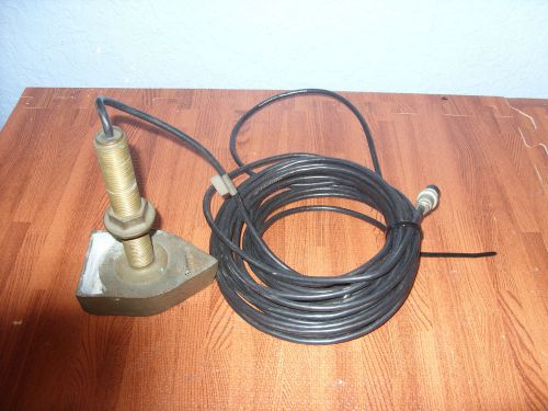 Radarsonics 200 khz bronze thru hull wide beam transducer 3 pin f/ sitex cvs-106