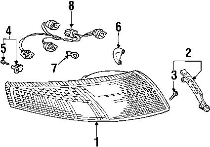 Porsche 99663149700 genuine oem combo lamp