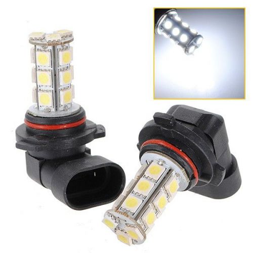 9006 18 led white car auto light source fog drl lamp bulb