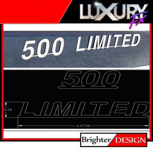 2p stainless 500 limited emblem fits ford five hundred limited by luxury fx