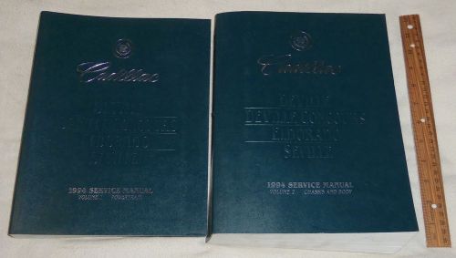 1994 cadillac deville concours eldorado seville service manual book  volume 1&amp;2