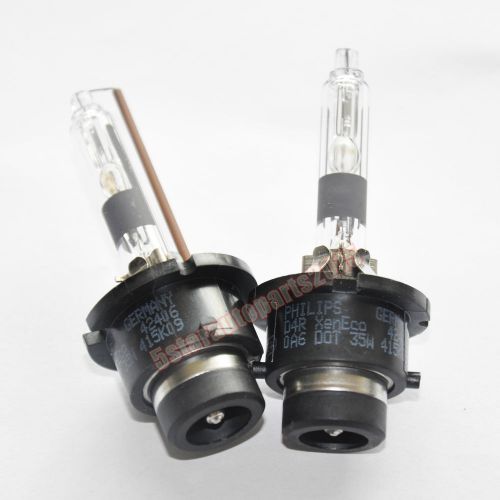 Pair 2pcs new d4r philips xeneco 42406 4300k hid xenon bulbs 35w headlight lamps