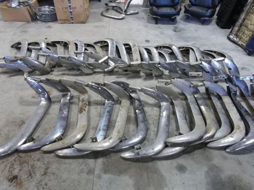 1963 - 1967 corvette bumper cores, fronts and rears, originals, 76 total