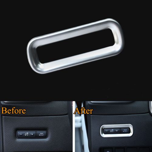 For qashqai rogue x-trail 2014 2015 interior odometer button cover trim chrome