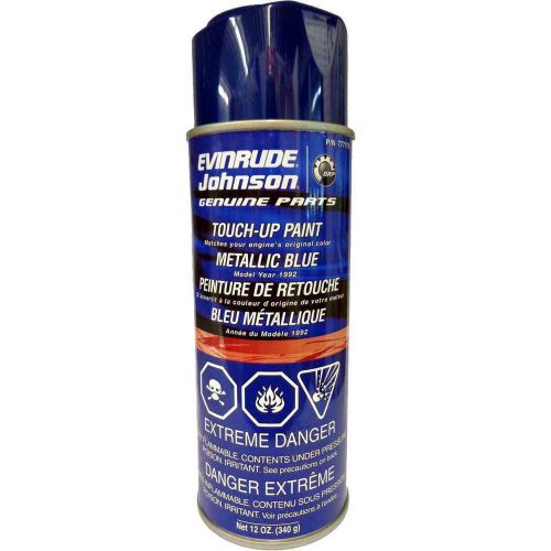 Oem brp omc johnson evinrude 1992 metallic blue touch-up spray paint