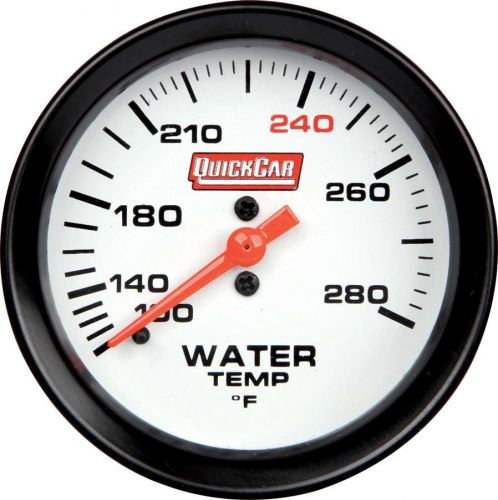 Quickcar racing products 100-280 degree water temperature gauge p/n 611-7006