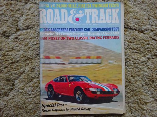 Road &amp; track nov 1964 ferrari daytona 365gtb4 gto mexico capri fiat alfa porsche