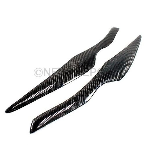 Carbon fiber front headlight eyelid eyebrow for bmw e90 3-series 4-door sedan nd