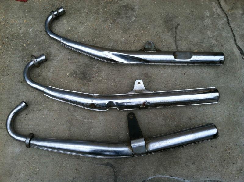 Kawasaki kh400 triple ---  exhaust, mufflers, headers