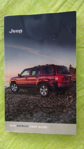 2016 jeep patriot user guide