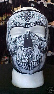 #17 winter riding gear neoprene full face mask-skull