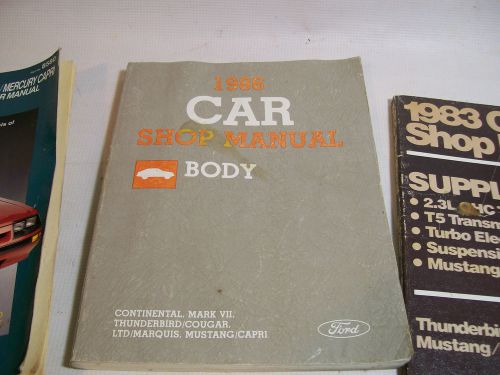1986 mustang shop manuals